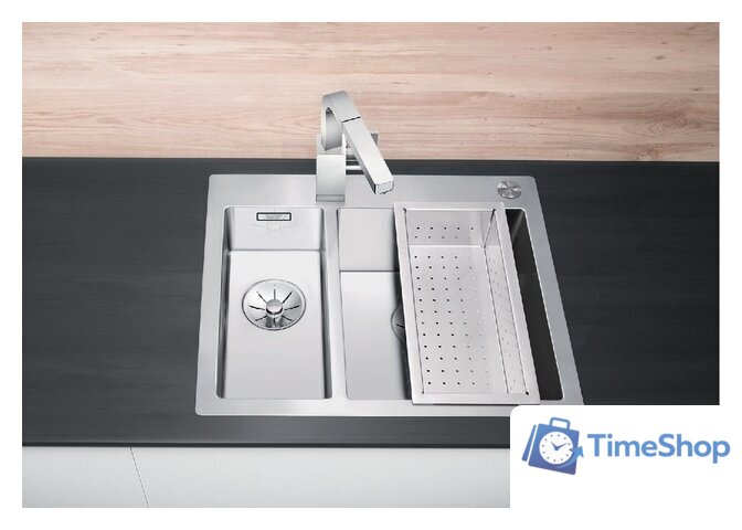 Кухонная мойка Blanco Claron 340/180-IF/A (полированная) - Изображение №2 — Интернет-магазин Time-Shop