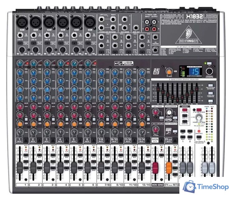 Микшерный пульт Behringer Xenyx X1832USB - Изображение №1 — Интернет-магазин Time-Shop