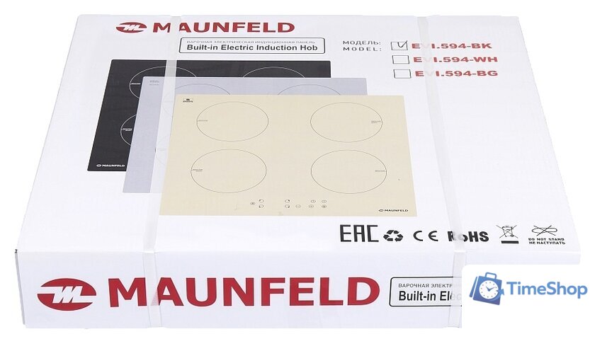 Варочная панель MAUNFELD EVI.594-BK - Изображение №10 — Интернет-магазин Time-Shop