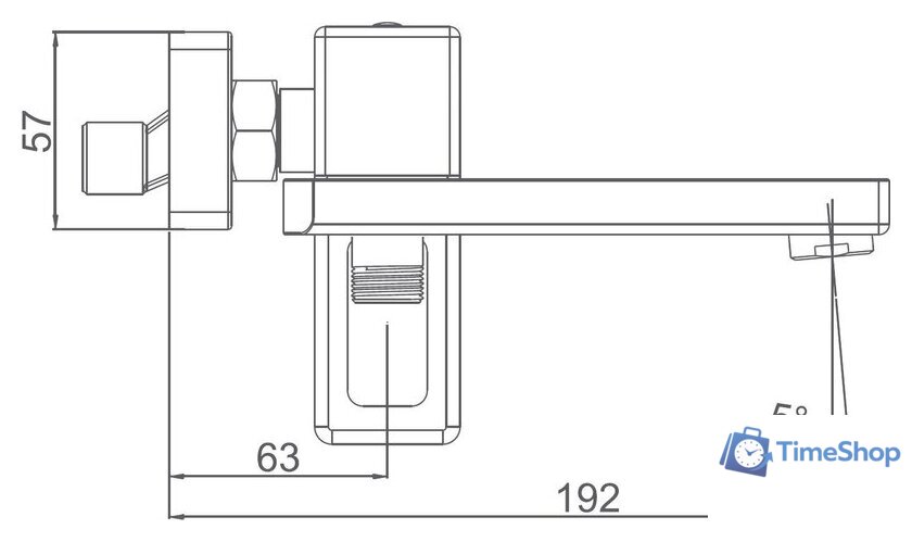 Смеситель Gappo G3217-9 - Изображение №2 — Интернет-магазин Time-Shop
