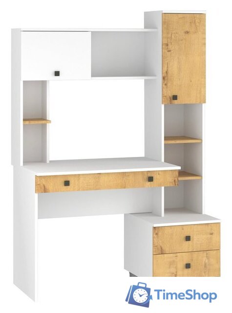 Стол Премиум Персона-10 (белый текстурный/дуб бунратти) - Изображение №1 — Интернет-магазин Time-Shop