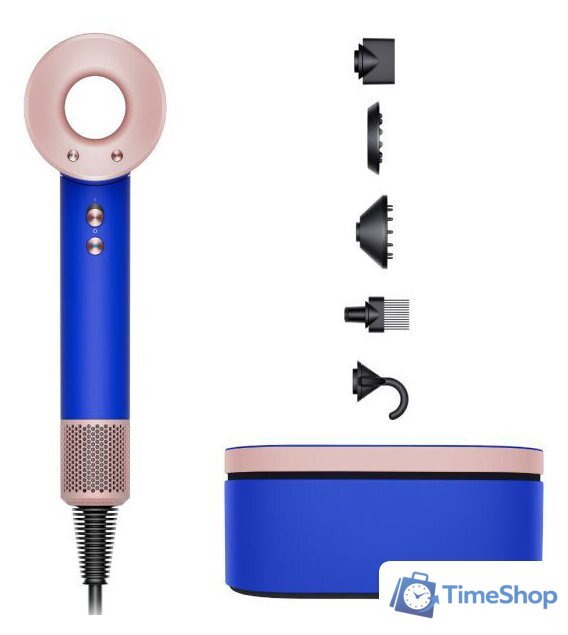 Фен Dyson HD07 Supersonic (евровилка, синие румяна) - Изображение №1 — Интернет-магазин Time-Shop