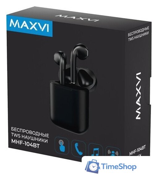 Наушники Maxvi MHF-104BT (черный) - Изображение №8 — Интернет-магазин Time-Shop