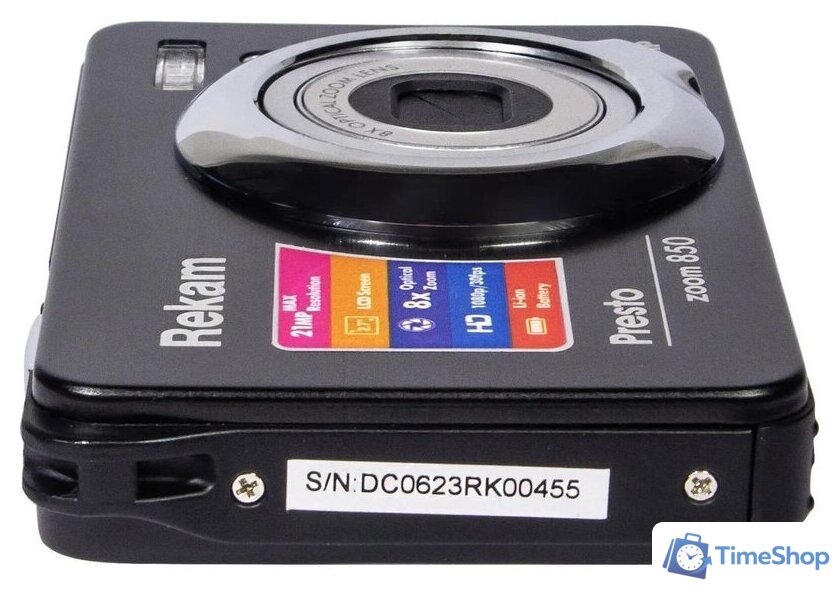 Фотоаппарат Rekam Presto zoom 850 (черный) - Изображение №8 — Интернет-магазин Time-Shop