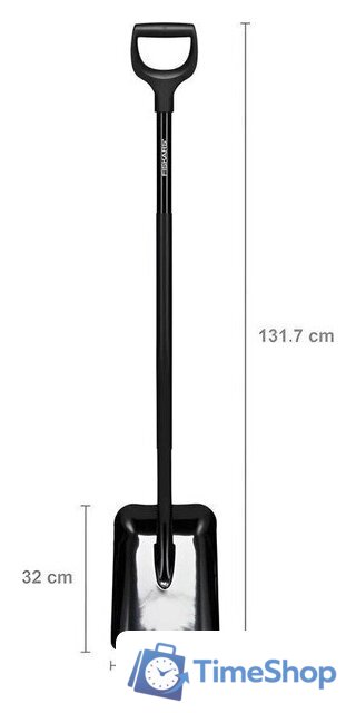 Лопата совковая Fiskars Ergonomic Pro 1066711 - Изображение №2 — Интернет-магазин Time-Shop