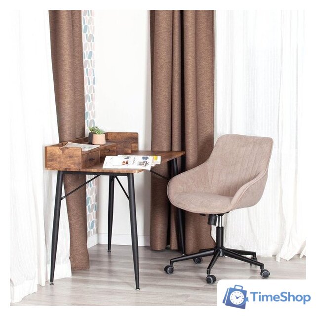 Офисное кресло TetChair Dublin (велюр, бежевый 40) - Изображение №13 — Интернет-магазин Time-Shop