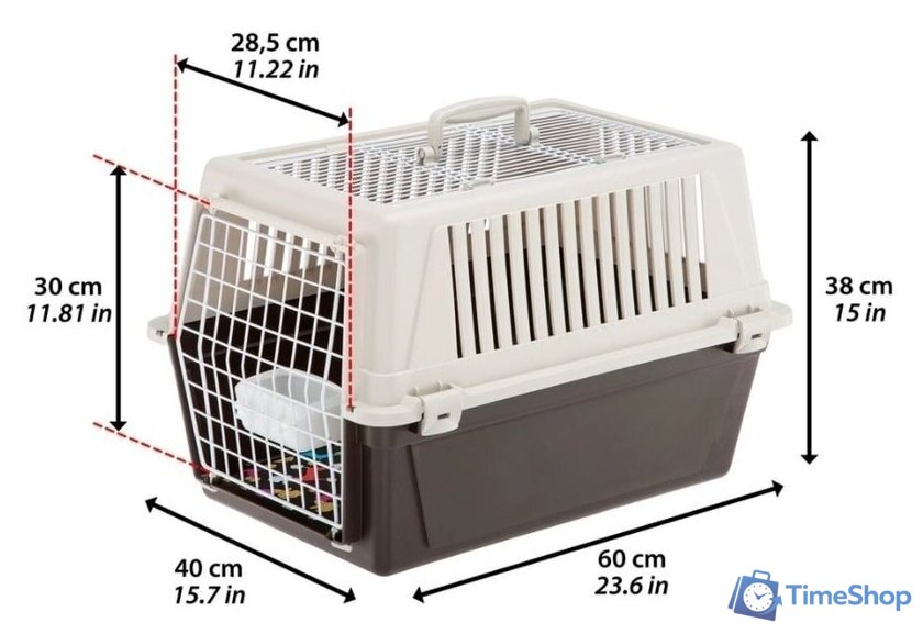 Переноска Ferplast Atlas Open 30 73017099 (цвет в ассортименте) - Изображение №2 — Интернет-магазин Time-Shop