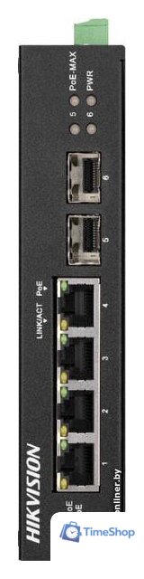 Неуправляемый коммутатор Hikvision DS-3T0506HP-E/HS - Изображение №1 — Интернет-магазин Time-Shop