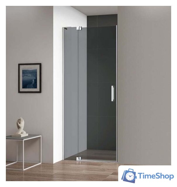 Душевая стенка Cezares SLIDER-80-GL-FIX-BR (без пристенного профиля) - Изображение №1 — Интернет-магазин Time-Shop