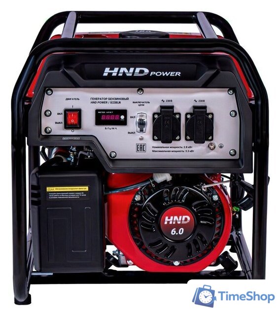 Бензиновый генератор HND GE3300JN - Изображение №8 — Интернет-магазин Time-Shop