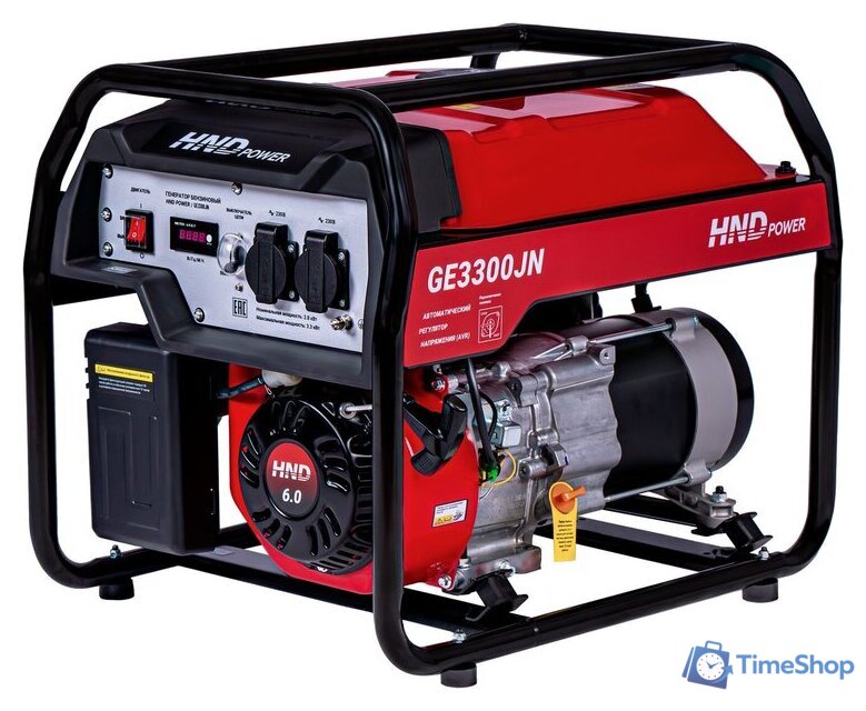 Бензиновый генератор HND GE3300JN - Изображение №1 — Интернет-магазин Time-Shop