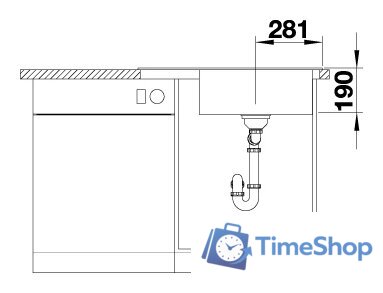 Кухонная мойка Blanco Zenar XL 6 S Compact 523782 (правая, серый беж) - Изображение №6 — Интернет-магазин Time-Shop