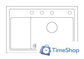 Кухонная мойка Blanco Zenar XL 6 S Compact 523782 (правая, серый беж) - Изображение №4 — Интернет-магазин Time-Shop