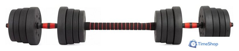 Набор гантелей с грифом для штанги VictoryFit VF-DC300 2x15 кг - Изображение №3 — Интернет-магазин Time-Shop