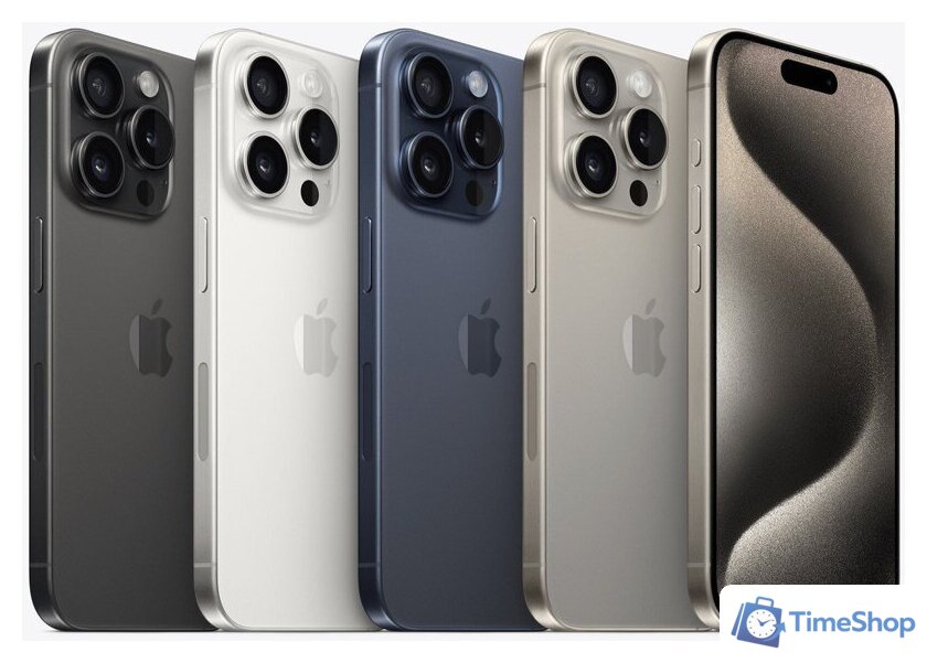 Телефон Apple iPhone 15 Pro Max 512GB (черный титан) - Изображение №5 — Интернет-магазин Time-Shop