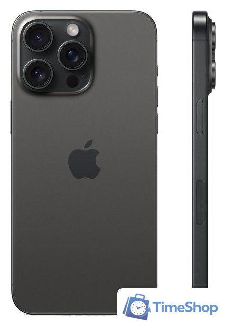 Телефон Apple iPhone 15 Pro Max 512GB (черный титан) - Изображение №2 — Интернет-магазин Time-Shop