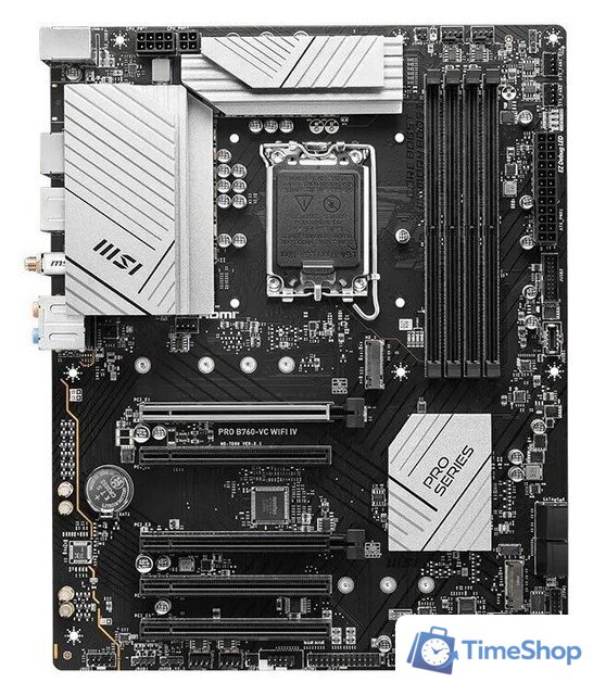 Материнская плата MSI PRO B760-VC WIFI IV - Изображение №1 — Интернет-магазин Time-Shop