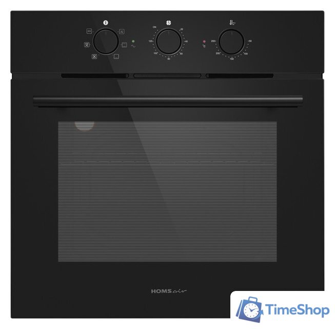 Электрический духовой шкаф HOMSair OEF606BK2 - Изображение №1 — Интернет-магазин Time-Shop