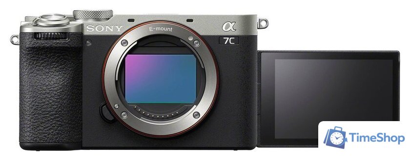 Беззеркальный фотоаппарат Sony Alpha a7C II Body (серебристый) - Изображение №5 — Интернет-магазин Time-Shop