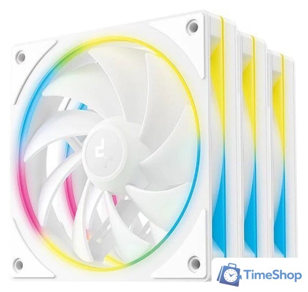 Комплект вентиляторов для корпуса DeepCool FL12 SE WH 3IN1 R-FL12SE-WHAPN3-G - Изображение №1 — Интернет-магазин Time-Shop