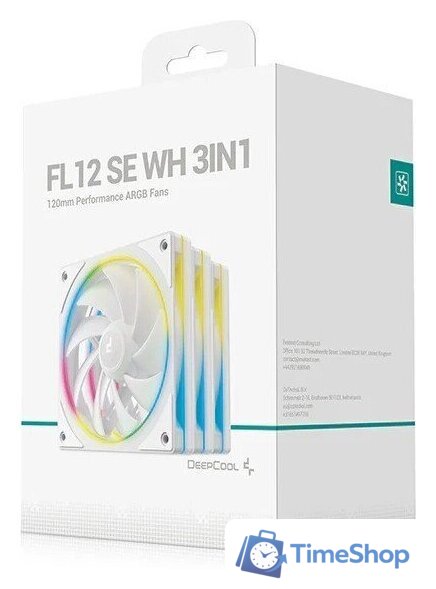 Комплект вентиляторов для корпуса DeepCool FL12 SE WH 3IN1 R-FL12SE-WHAPN3-G - Изображение №7 — Интернет-магазин Time-Shop