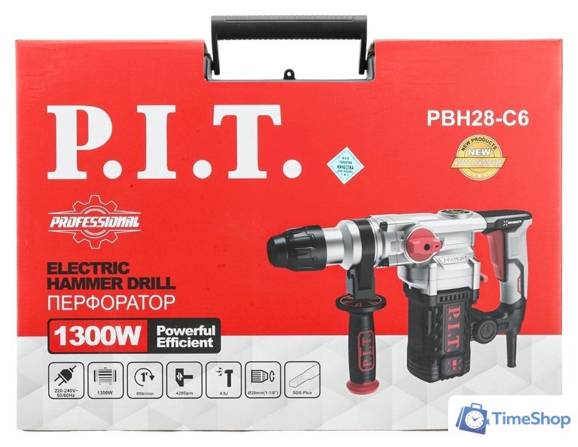 Перфоратор P.I.T. PBH28-C6 (кейс) - Изображение №2 — Интернет-магазин Time-Shop