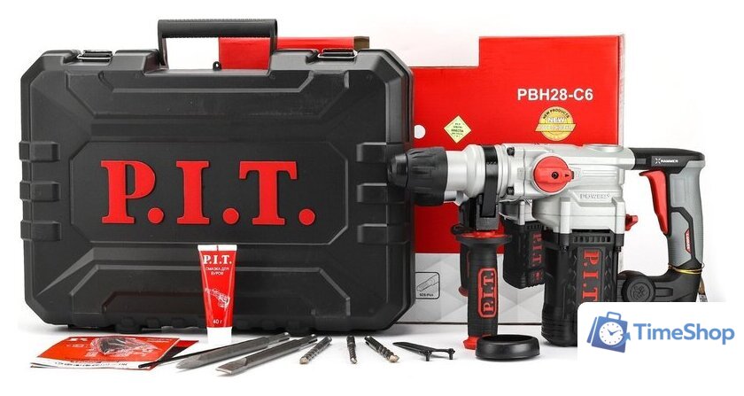 Перфоратор P.I.T. PBH28-C6 (кейс) - Изображение №20 — Интернет-магазин Time-Shop