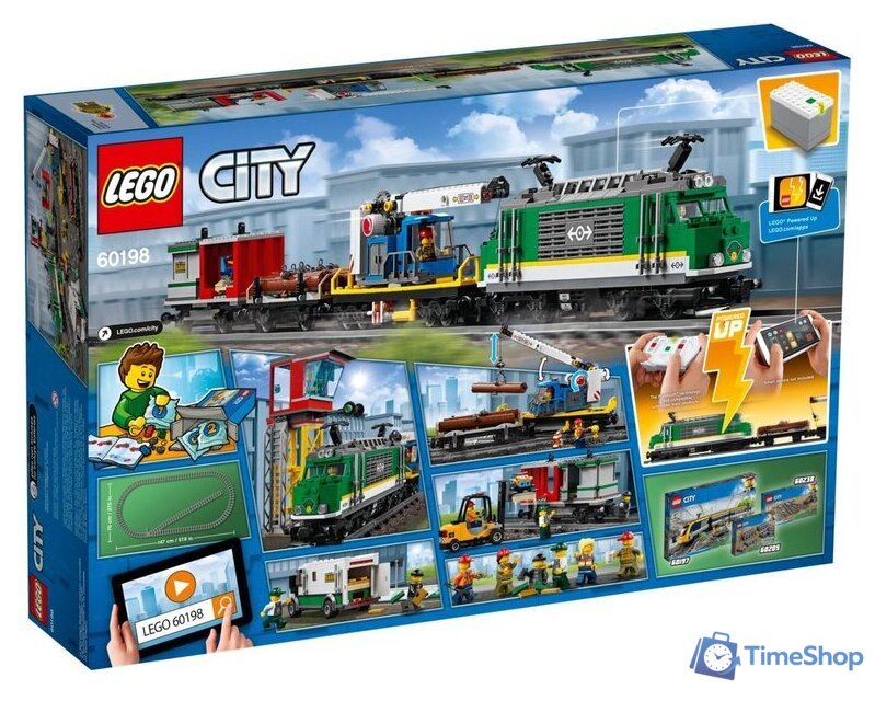 Конструктор LEGO City 60198 Грузовой поезд - Изображение №4 — Интернет-магазин Time-Shop