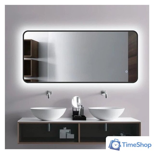 Зеркало Алмаз-Люкс Hanoi blaсk 11050s-6 (с подсветкой) - Изображение №3 — Интернет-магазин Time-Shop