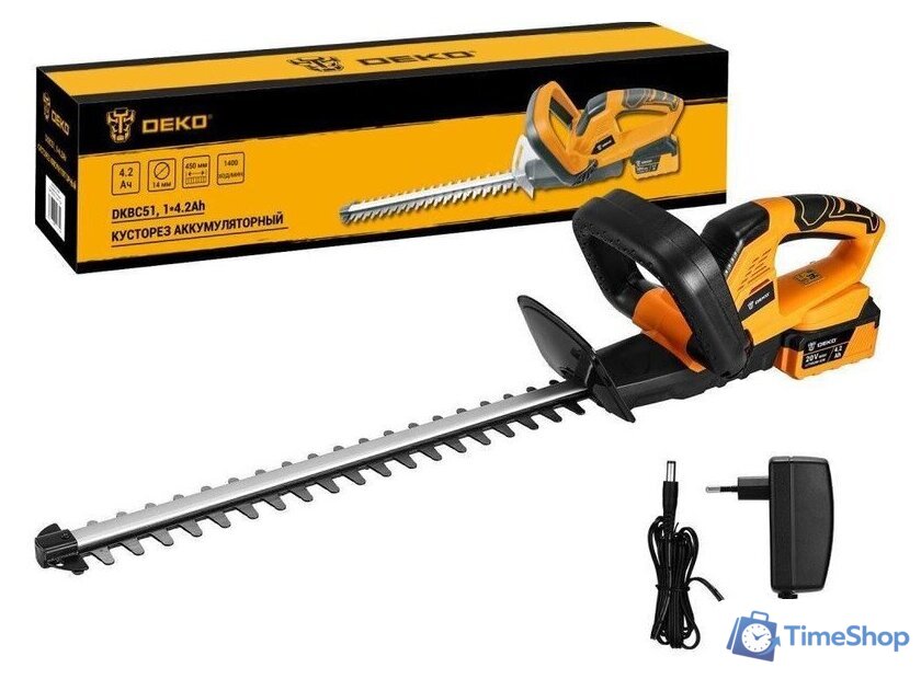 Кусторез Deko DKBC51 083-2040 (с 1-им АКБ) - Изображение №1 — Интернет-магазин Time-Shop