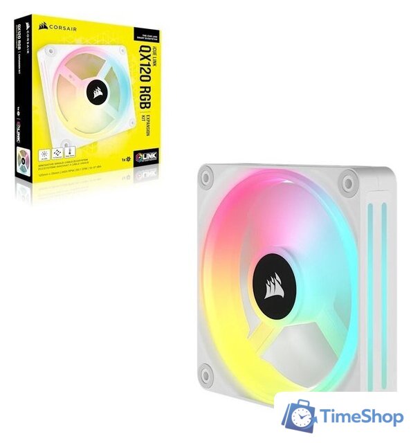 Вентилятор для корпуса Corsair iCUE LINK QX120 RGB CO-9051005-WW - Изображение №16 — Интернет-магазин Time-Shop