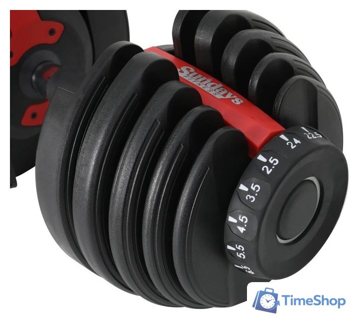 Гантель Sundays Fitness ES-D8008 24 кг - Изображение №6 — Интернет-магазин Time-Shop