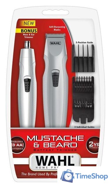 Триммер для бороды и усов Wahl Mustache & Beard Combo 05606-308 - Изображение №3 — Интернет-магазин Time-Shop
