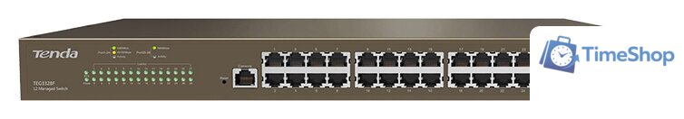 Управляемый коммутатор 2-го уровня Tenda TEG3328F - Изображение №1 — Интернет-магазин Time-Shop
