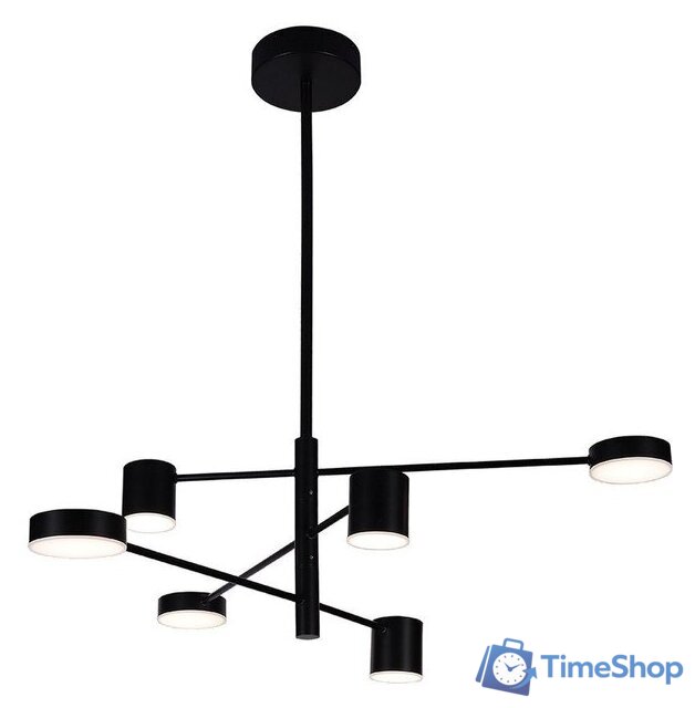 Подвесная люстра Kinklight Мекли 07650-6D.19(4000K) (черный) - Изображение №1 — Интернет-магазин Time-Shop