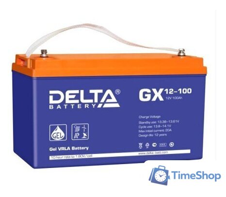 Аккумулятор для ИБП Delta GX 12-100 (12В/100 А·ч) - Изображение №1 — Интернет-магазин Time-Shop