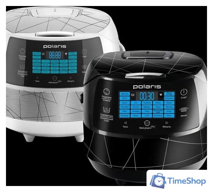 Мультиварка Polaris PMC 5017 Wi-Fi IQ Home (серебристый) - Изображение №9 — Интернет-магазин Time-Shop