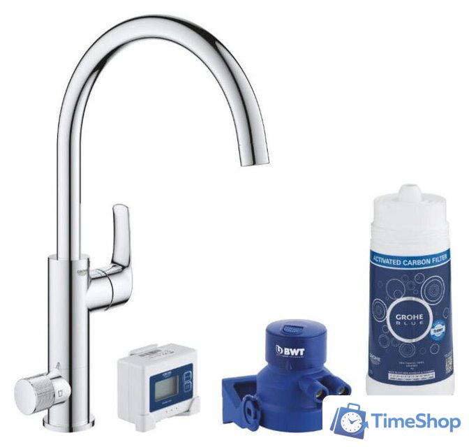Смеситель Grohe Blue Pure Eurosmart 30383000 - Изображение №1 — Интернет-магазин Time-Shop