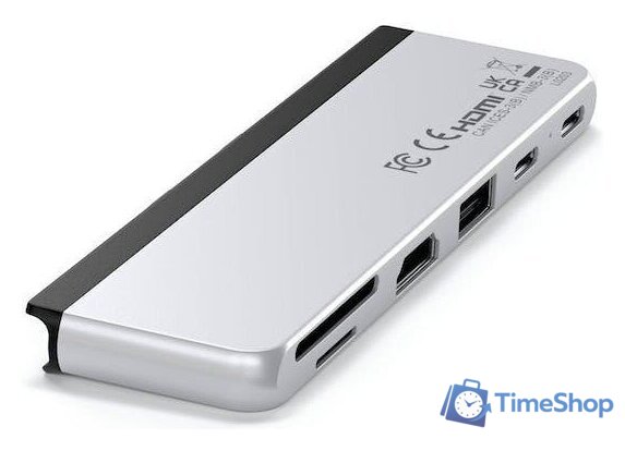 Док-станция Satechi Dual USB-C Hub For Surface Pro 9 ST-HSP9P - Изображение №3 — Интернет-магазин Time-Shop