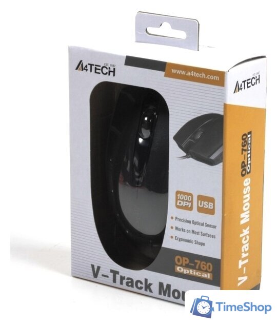 Мышь A4Tech OP-760 - Изображение №6 — Интернет-магазин Time-Shop