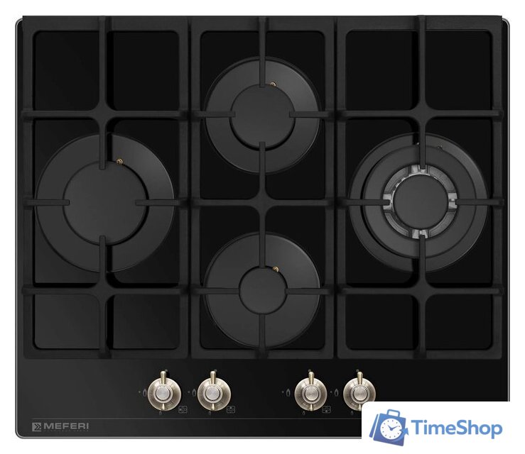 Варочная панель Meferi MGH604BK Glass Retro - Изображение №1 — Интернет-магазин Time-Shop