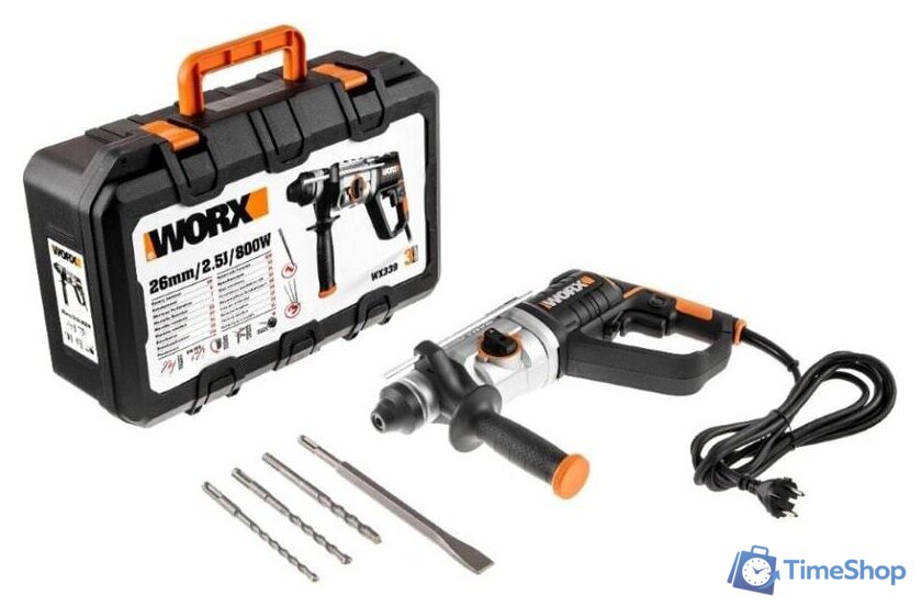 Перфоратор Worx WX339 - Изображение №8 — Интернет-магазин Time-Shop