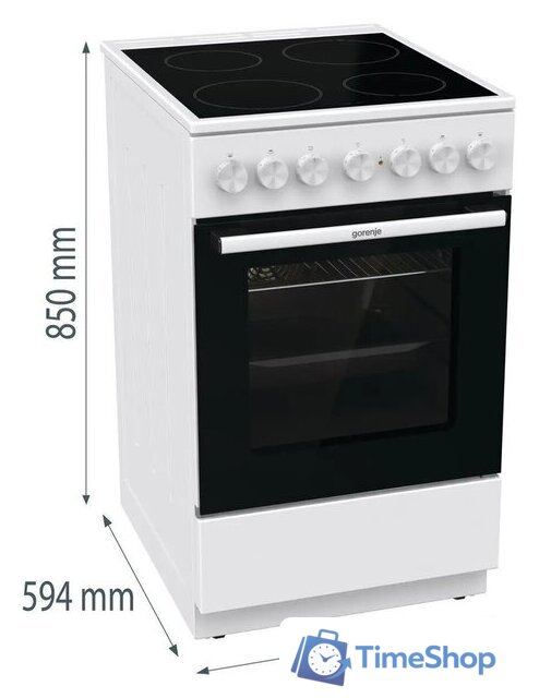Кухонная плита Gorenje GEC5B42WG - Изображение №8 — Интернет-магазин Time-Shop