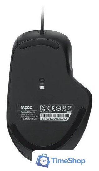 Мышь Rapoo N500 (черный) - Изображение №5 — Интернет-магазин Time-Shop