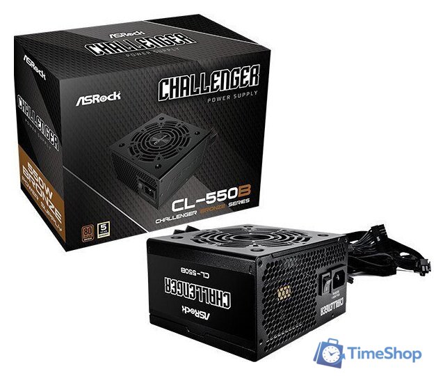 Блок питания ASRock Challenger 550W CL-550B - Изображение №4 — Интернет-магазин Time-Shop