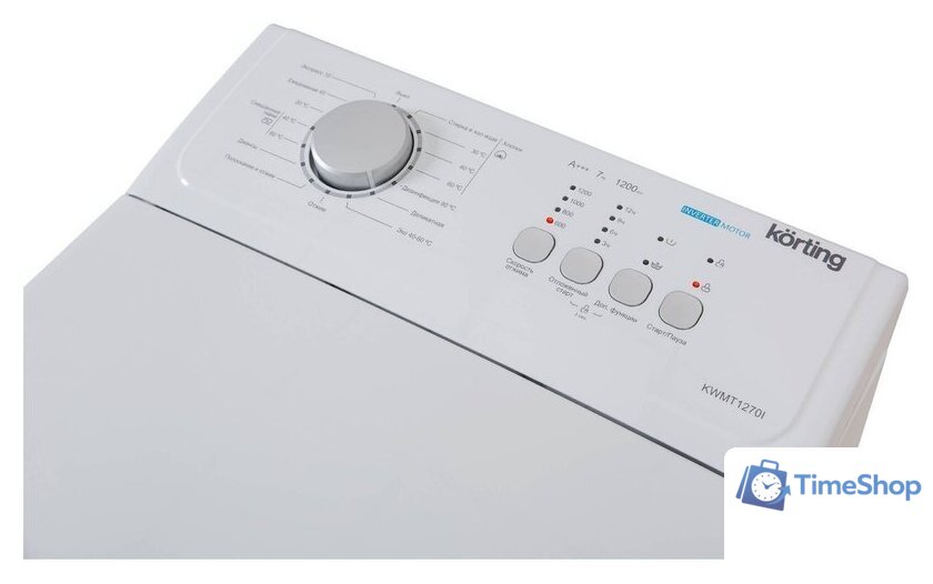 Стиральная машина с вертикальной загрузкой Korting KWMT 1270 I - Изображение №3 — Интернет-магазин Time-Shop