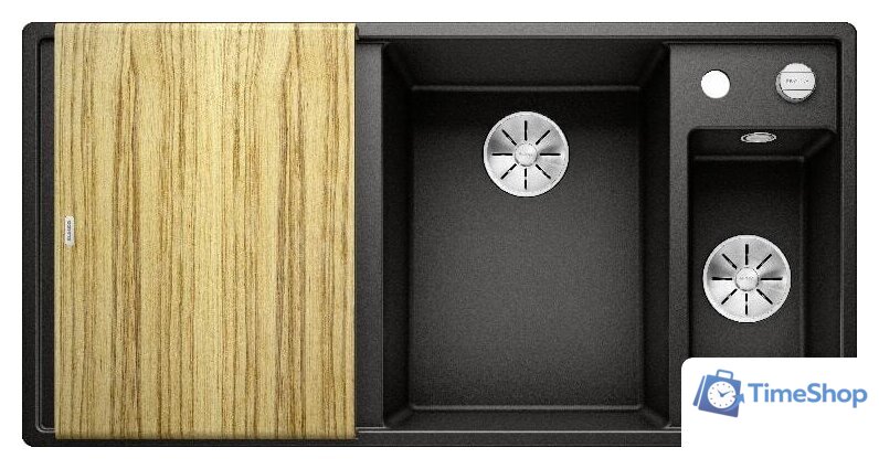 Кухонная мойка Blanco AXIA III 6 S 525851 (черный) - Изображение №1 — Интернет-магазин Time-Shop