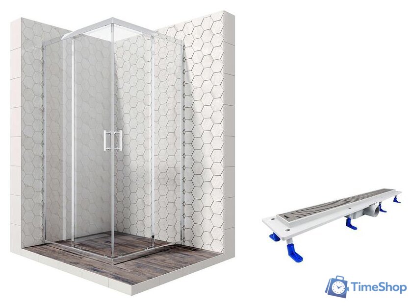 Душевой уголок Ambassador Set 14011103-ST11 - Изображение №1 — Интернет-магазин Time-Shop