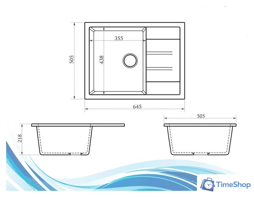 Кухонная мойка Berge BR-6502 + Like F8007122 (черный) - Изображение №23 — Интернет-магазин Time-Shop