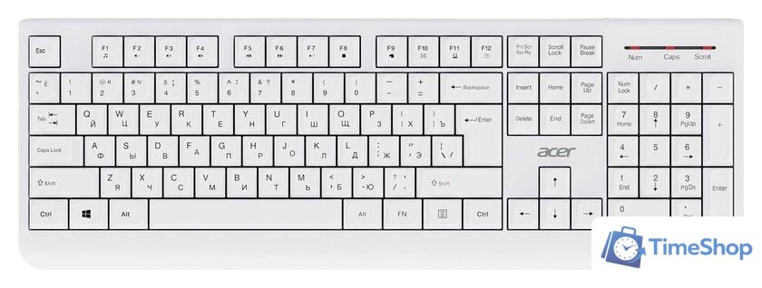 Офисный набор Acer OCC401 (белый) - Изображение №2 — Интернет-магазин Time-Shop